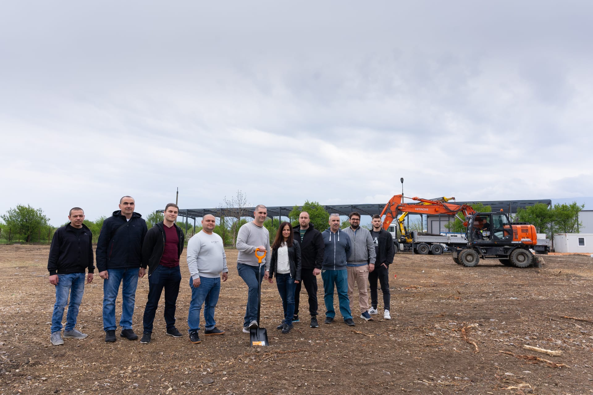 ИНВЕНТТЕХ ЕООД - първа копка за строеж на сграда